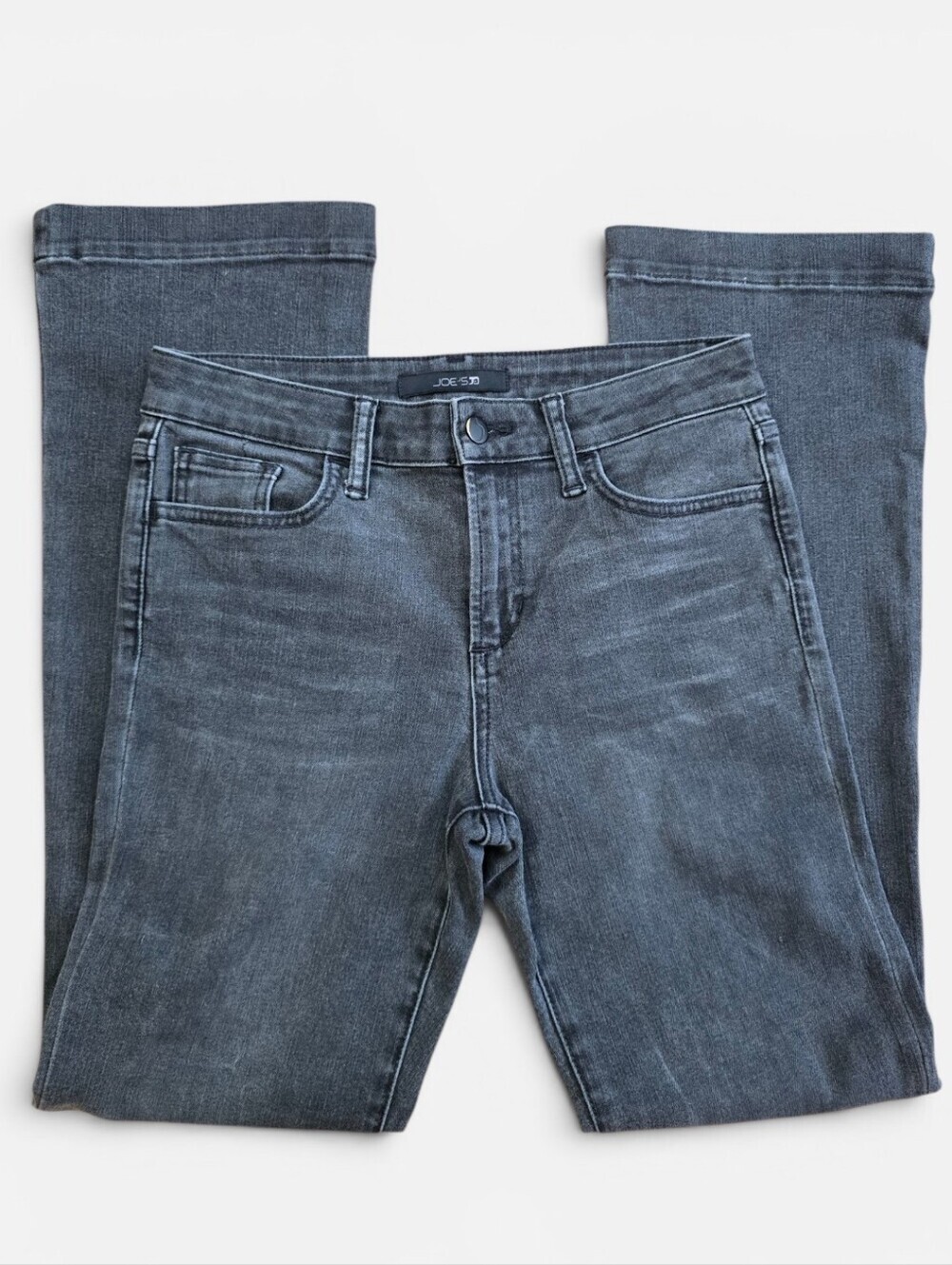 Joes Jeans Petite Bootcut Leg Gray Kacey Mid Rise Denim Cotton Stretch Sz.27